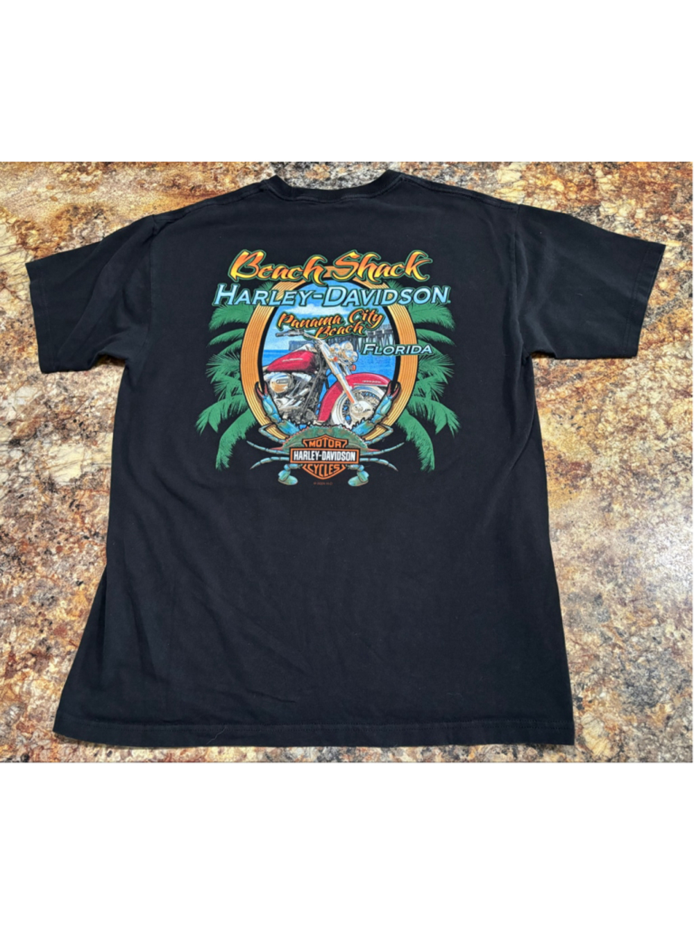 Harley-Davidson Beach Shack Panama City Beach Eagle Tee